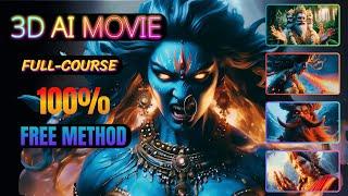 Make a Full  Mythological AI Movie with FREE AI Tools: Complete Course 2025