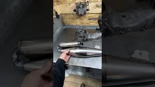 Необычный заказ 2т выхлопной на скутер #резонатор #саксафон #BWS100 #motorcycle