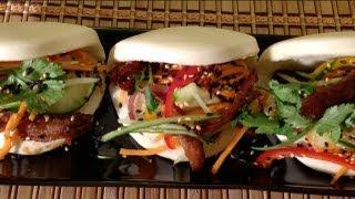 Steamed Pork Buns With Slow Cooked Pulled Pork-How To Make Vietnamese Tacos-Vietnamese Banh Bao