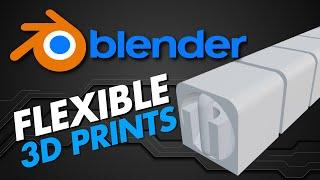 How To Design Articulating 3D Prints! Blender Tutorial!