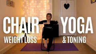 Chair Yoga for Toning & Weight Loss: Full-Body Core Workout