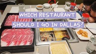 Dallas Vlog) Introducing good Chinese restaurants, Chinese food mania, Dim sum, Hot pot