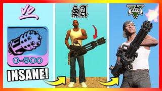 Evolution of MINIGUNS LOGIC in GTA Games! (GTA 3 → GTA 5)