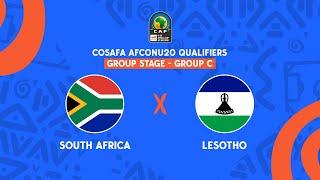 South Africa vs. Lesotho- COSAFA #AFCONU20 Qualifiers- Group C