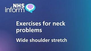 Wide shoulder stretch