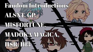 Fandom reacts to themselves || 2x speed || {ALSNT, GP, LITTLE MISFORTUNE, MADOKA MAGICA, HSR, HI3} |