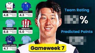 SON & GUSTO IN!? | FPL Salah's Gameweek 7 Team Reveal! | GW7 Best Transfers | FPL 2024/2025