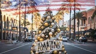 Experience the MOST LAVISH Christmas Displays in Beverly Hills!