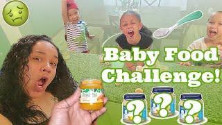 Baby Food Challenge! Imani's Fun World