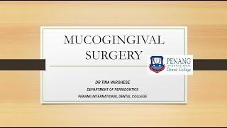 Mucogingival Problems  1 & 2