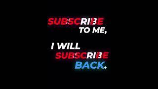 Subscribe, I'll Subscribe Back #funny #cool #subscribe #shorts #subscribemychannel #pleasesubscribe