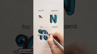 Which one is your favorite? #shorts #nhuandaocalligraphy #lettering