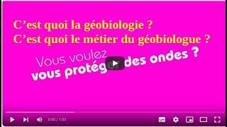 C'est quoi la géobiologie ? C'est quoi un géobiologue ? Présentation de mon métier en Bretagne.