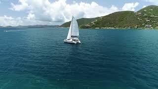 INSIDE tour of The Moorings 4500 Four Cabin Catamaran