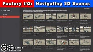 Navigating Scenes in Factory I/O (Factory Simulator for PLC Programmers)