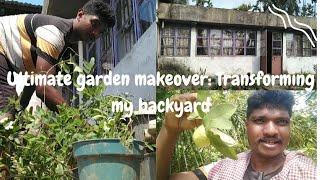 Ultimate Garden Makeover: Transforming my Backyard | बगीचे की सफाई kiya | @AVV-11