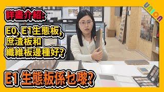 三種傢俬板材種類介紹 -- E0/E1生態板，纖維板，蔗渣板的特點及好與壞｜師傅教路系列｜裝修工程｜Union Design HK Limited｜聯盈設計