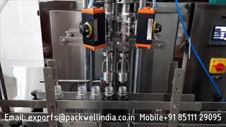 Automatic servo based oil filling machine, hair oil filling machine