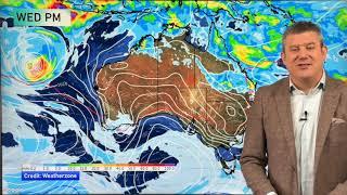 Australia: Cooler for some, windier for others - we track the highs & lows