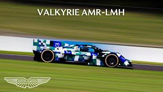 Aston Martin Valkyrie AMR-LMH takes to the track