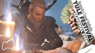 Assassin's Creed Valhalla YULE FESTIVAL Cinematics and Minigames Gameplay