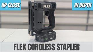 Flex Cordless Stapler The BEST? - Unboxing, Features, Up Close Review, & Job Site Use!