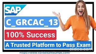 [New] SAP C_GRCAC_13 Dumps 2023: Secure Your Future | By ValidExamDumps