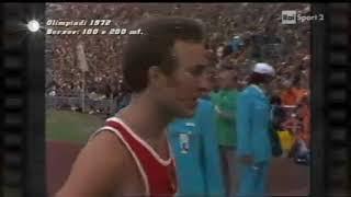 1972 - 100 e 200 metri di Valerij Borzov alle Olimpiadi di Monaco