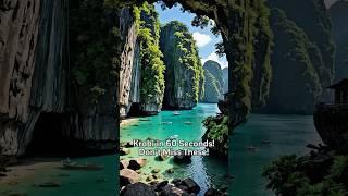 Krabi, Thailand in 60 Seconds! Best Spots!  #thailand #krabi #krabiisland #travel #vacation