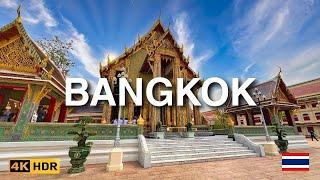 Ultimate 4K HDR Bangkok Walking Tour at Wat Ratchabophit