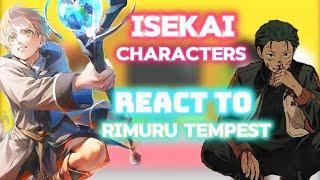 isekai characters react to Rimuru tempest || Gacha reaction || part 1/3