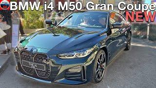 NEW 2023 BMW i4 M50 Gran Coupe - Visual REVIEW Walkaround exterior, interior