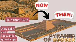 Augmented Reality of Step Pyramid of Djoser || Egyptian Architecture History