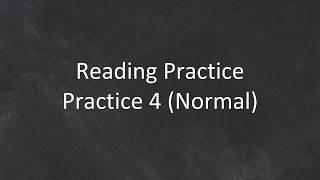 38  Reading practice 4 Normal