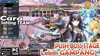 CARA PUSH BOSS STAGE LEBIH GAMPANG KAYA GINI | SEVEN KNIGHTS IDLE | Topup di Sekte Topup