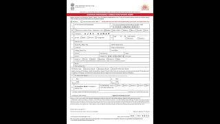 How to fill Aadhar New Enrolment and Correction form in PDF