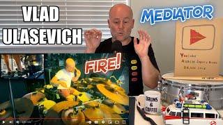 Drum Teacher Reacts  VLAD ULASEVICH | JINJER Mediator (Live Drum Playthrough Szene Open Air) 