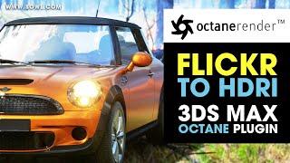 How to Convert Flickr Equirectangular Images to HDRI for Octane Render Plugin in 3DS Max