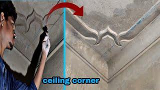 How to make a ceiling border. ceiling design. by- Rakesh babu