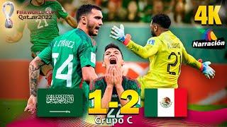 GOLAZO de CHÁVEZ... México NO PUDO con Arabia Saudita  Qatar 2022️Narración TV Azteca