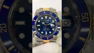 Rolex Submariner Date 40mm Blue Dial Blue Ceramic Bezel Stainless Steel and Yellow Gold 116613LB