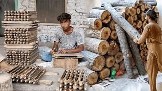 Incredible Process of Making Power Looms Wooden Shuttle | Creative Woodworking Skills