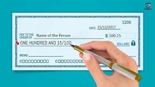 How to Write a Check Step-by-Step Instructions – Writing Dollars and Cents on Checks