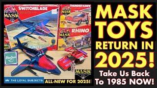 M.A.S.K. TOYS Return In 2025! All-New Retro Line From The Loyal Subjects…..Take Us Back To 1985 NOW!