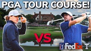 Two PROS Take On TOUR CHAMPIONSHIP COURSE!! East Lake Golf Club