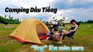 Giông bão ở hồ Dầu Tiếng | Camping by night | Keido Adventure