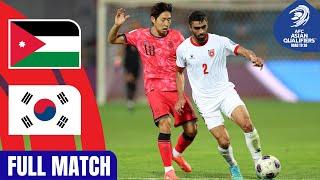 Jordan vs. Korea Republic – Full Match | AFC Asian Qualifiers™ Road to 26