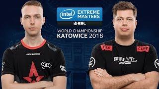 CS:GO - Astralis vs. FaZe [Overpass] Map 2 - Semifinal - IEM Katowice 2018