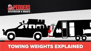 Towing Weights Explained - Pedders Suspension & Brakes