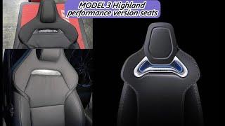 2024 TESLA Model 3 highland performance version /seats exposed(sport seats)